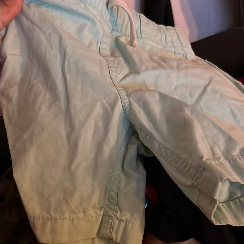 The Children's Place Light Green Kids Shorts